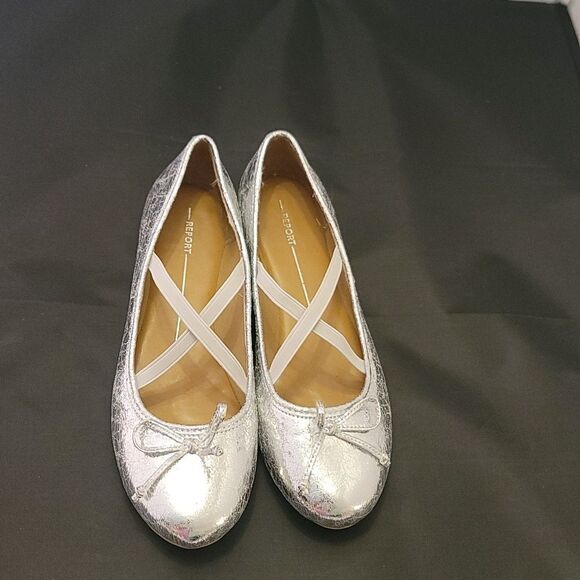 BRAND NEW REPORT TAELOR CRISSCROSS STRAP BOWNOT WOMEN'S FLAT SHOE - Picture 3 of 16